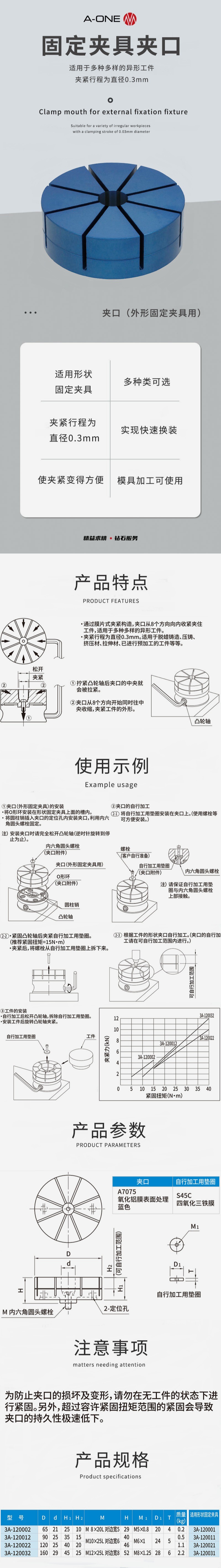 夹口-外形固定夹具用2